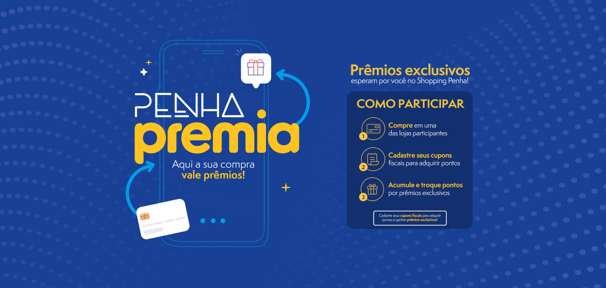 Banner no Shopping Penha