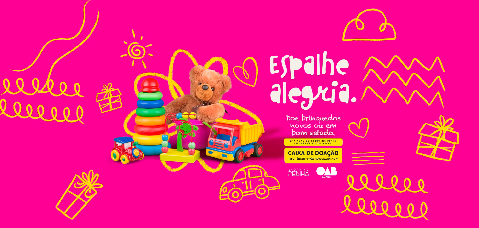 Banner no Shopping Penha