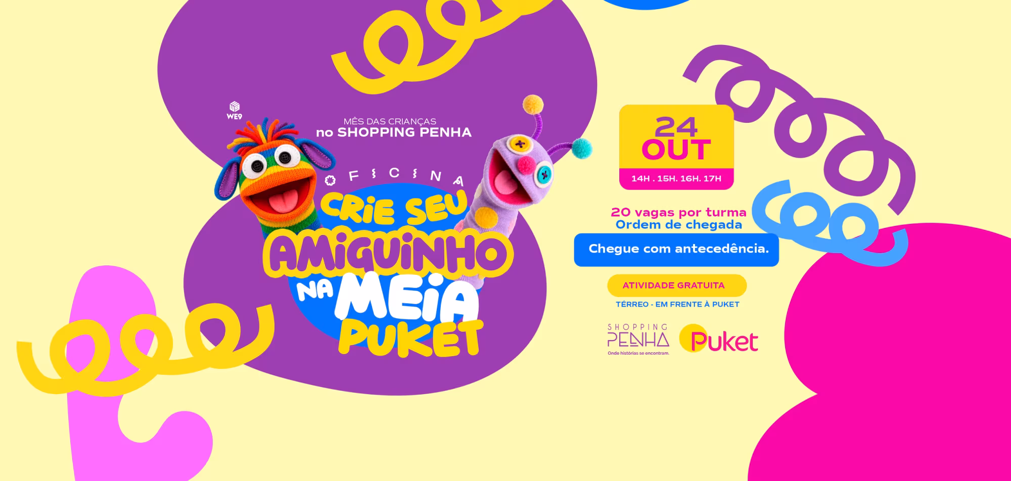 Banner no Shopping Penha