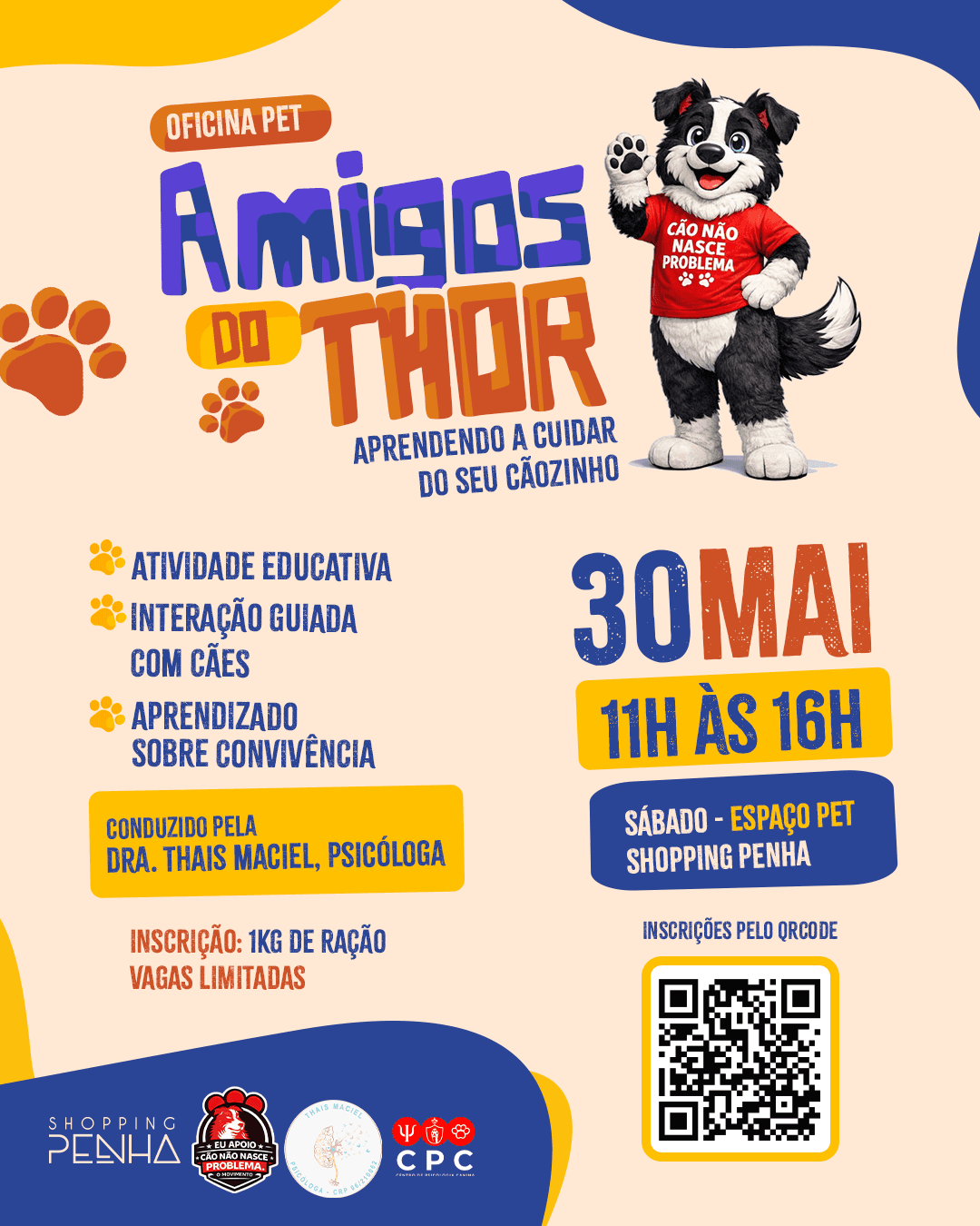 Oficina Pet ‘Amigos do Thor’ - Espaço Pet