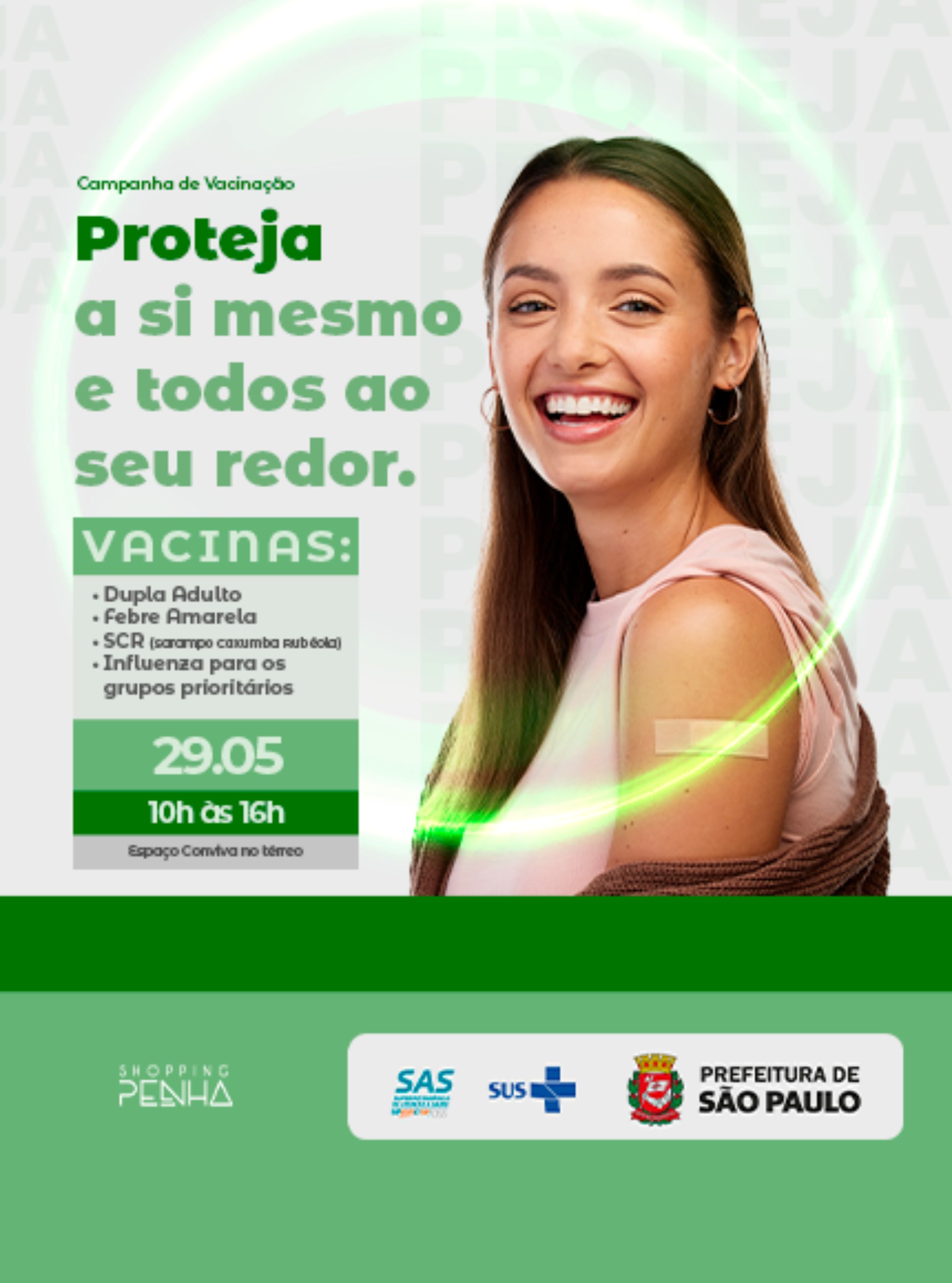 Campanha de Vacinação no Shopping Penha