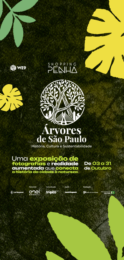 Árvores de São Paulo no Shopping Penha